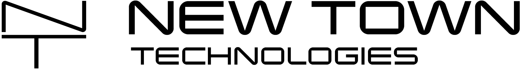 New Town Wordmark (Black)